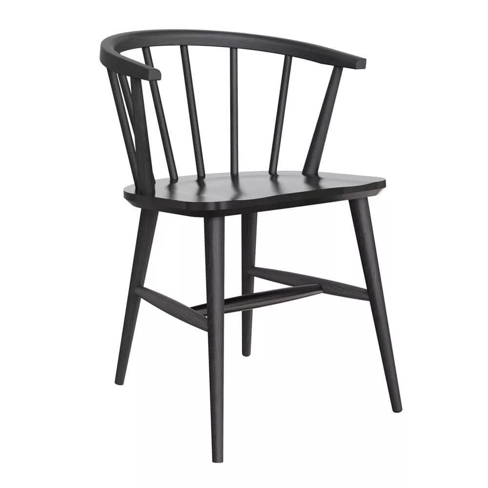 Cosenza Black Armchair